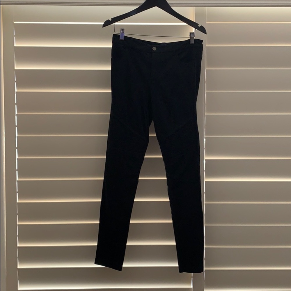 EUC Vince Black Skinny Moto Biker Pants Size 10